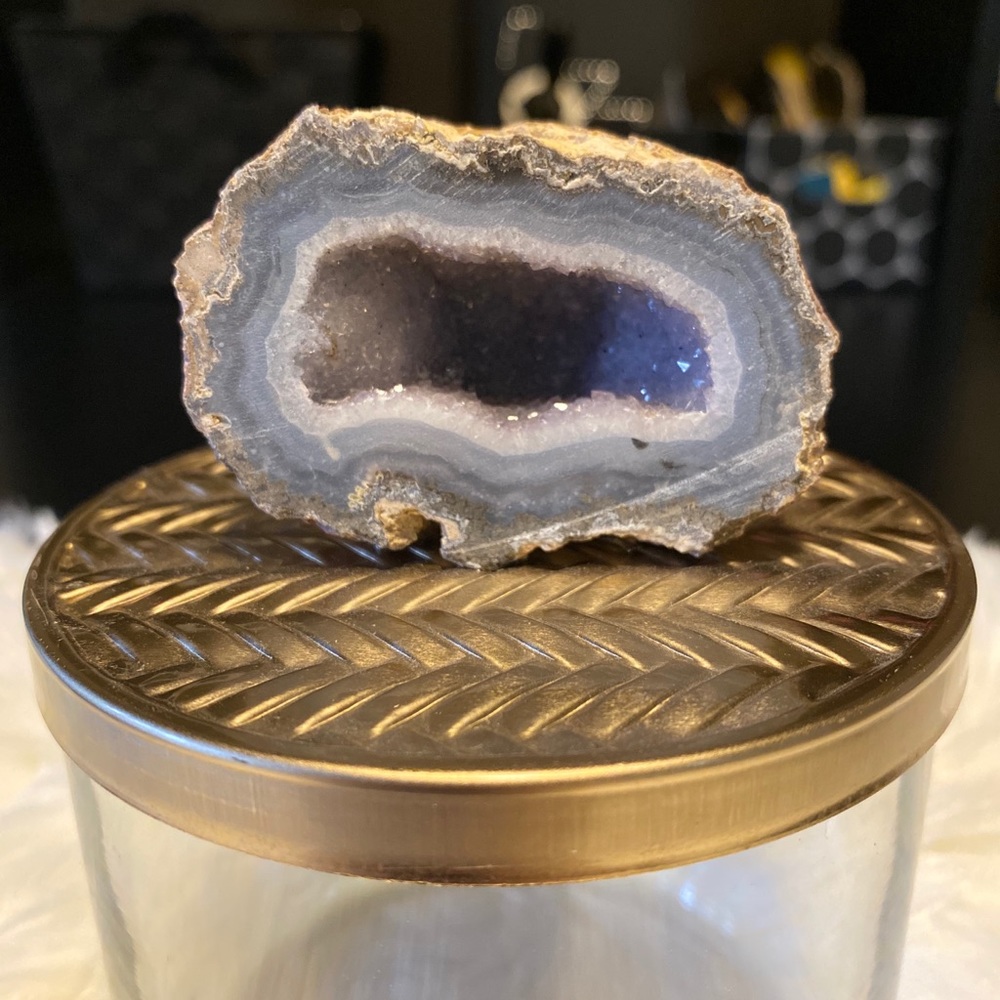 Amethyst Geode Storage Container - Picture 2 of 5